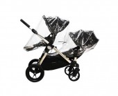 Burbuja de lluvia individual para asiento de carrito gemelar Baby Jogger City Select