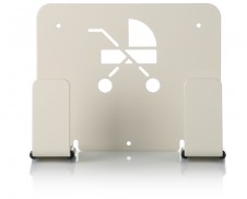 Soporte de pared para cochecito de ni&ntilde;o