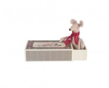 Ratoncita en su caja de cerillas