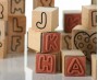 Juego de sellos de caucho de letras y números