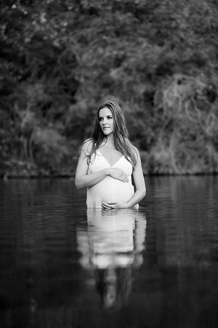 embarazada en el agua